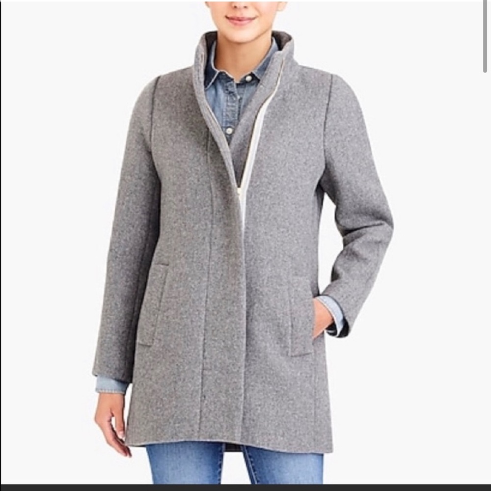 J.Crew Mercantile womens Classic-wool Cocoon Coat